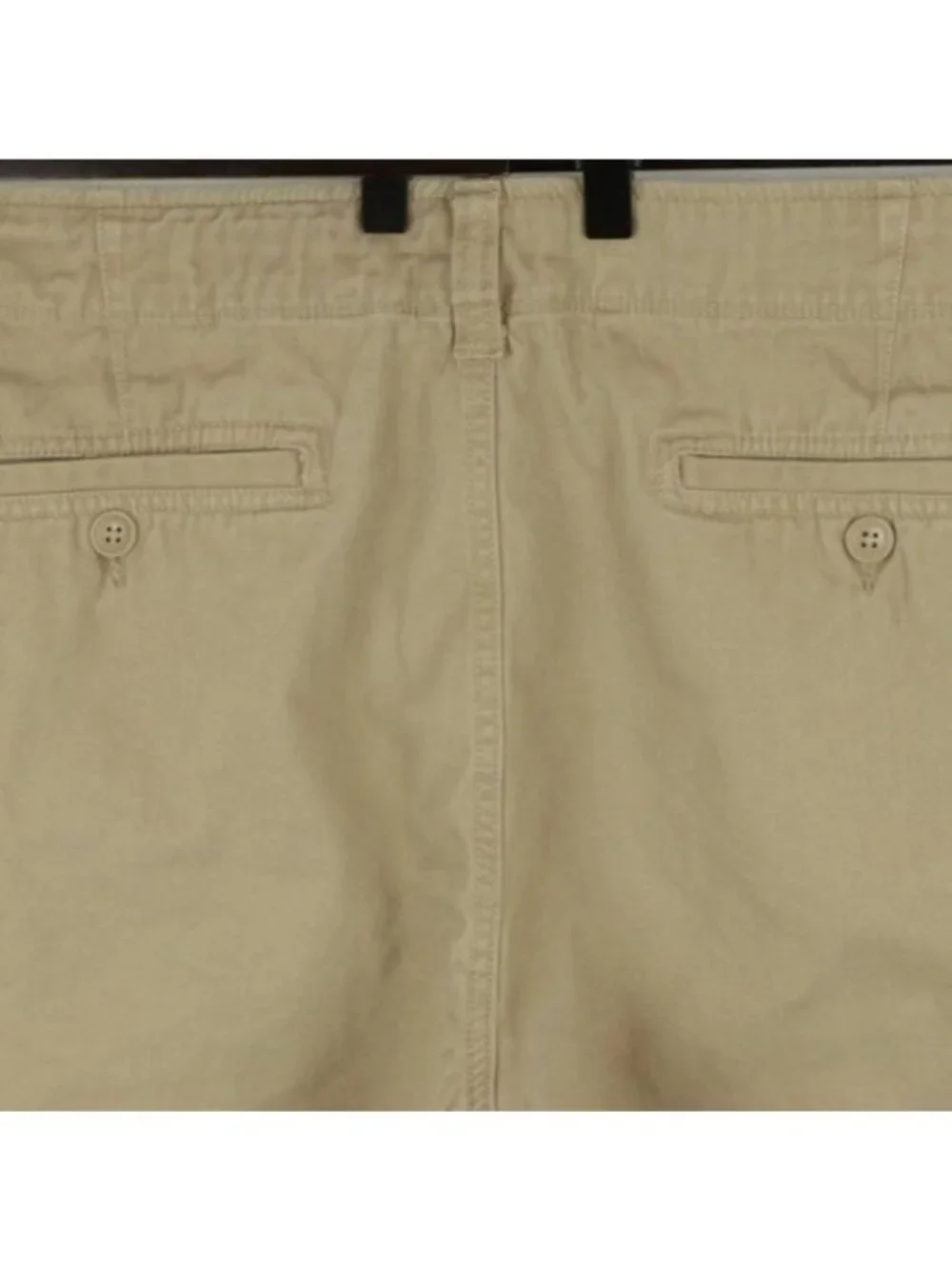 Trinity Men's Size 42 Tan Cotton Flat Front Casual Cargo Shorts